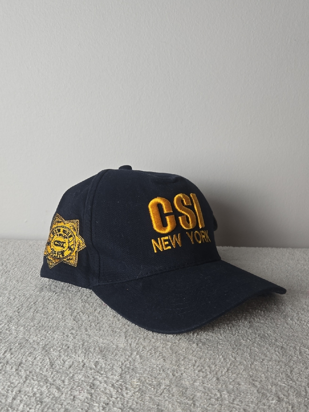 CSI New York Embroidered Navy Baseball Cap